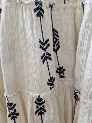 Vestido Zara tirantes crudo talla S