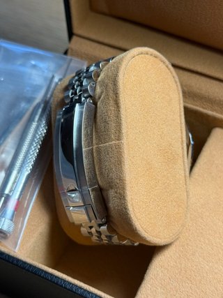 Seiko Mod Datejust 36mm Plata Blanco