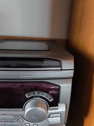 Equipo de música Aiwa CD, Cassette, Radio