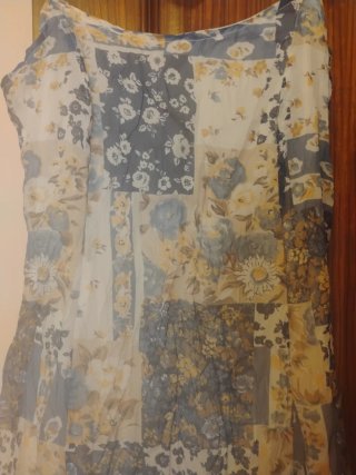 Vestido largo estampado floral