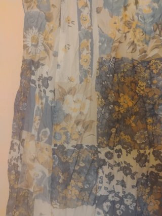 Vestido largo estampado floral