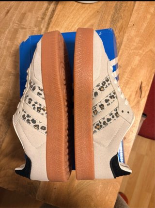 Zapatillas Adidas Samba Beige Leopardo