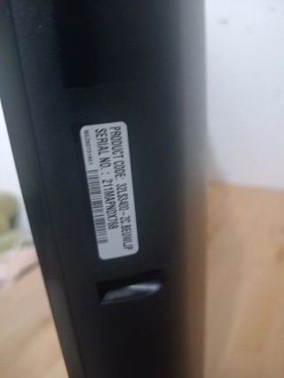 Televisión LG Negra