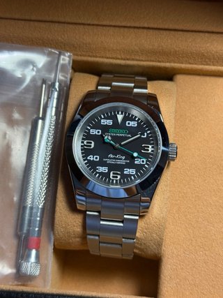 Seiko Air-King Mod 40mm Plata