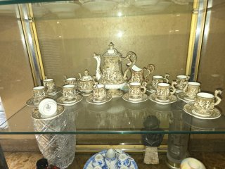 Servizio caffè Capodimonte porcellana