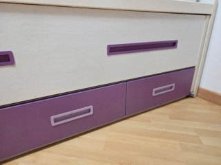 Cama nido con cajones y otra cama