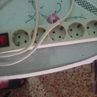 Regleta alargador con interruptor