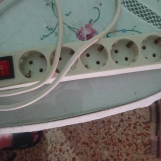 Regleta alargador con interruptor