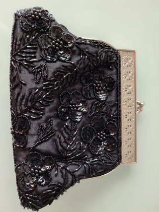 Bolso de fiesta negro vintage