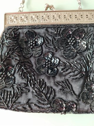 Bolso de fiesta negro vintage