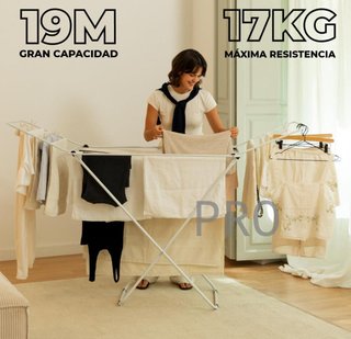 Tendedero plegable con alas - Newlux