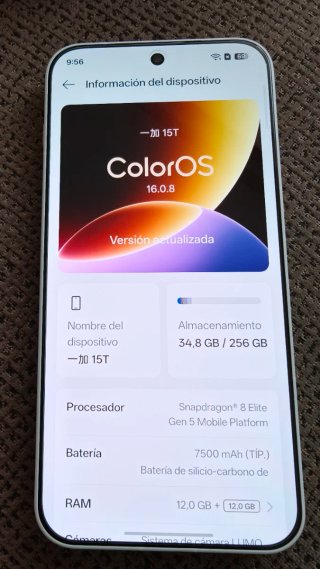 OnePlus 15T Blanco Nuevo