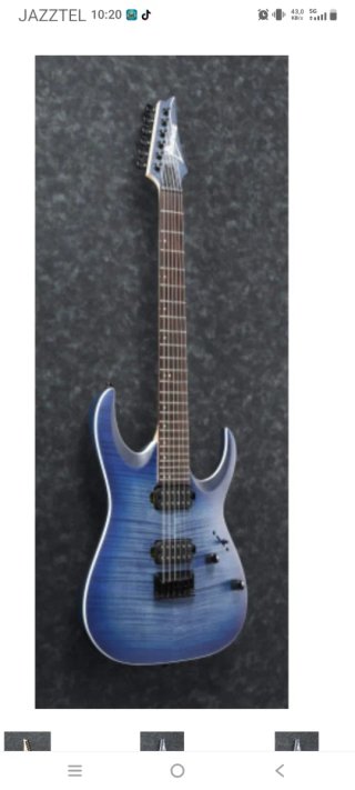 Guitarra Eléctrica Ibañez con Amplificador