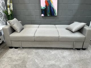 Sofá Cama Beige/Gris 210cm