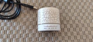 Altavoz Bluetooth Blanco y Naranja