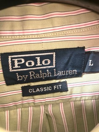 Camisa Polo Ralph Lauren Rayad Verde L Classic