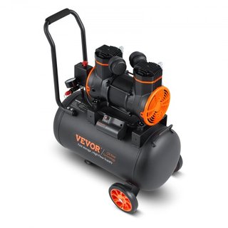 Compresor de Aire 35.2 L 1800W 5.12 CFM@ 90PSI 70 dB Ultra Silencioso Sin Aceite