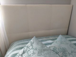 Cabecero blanco polipiel
