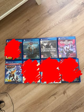 Lote 4 juegos PS4
