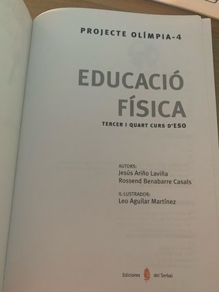 Olímpia-4. Educació física. Tercer i quart curs...