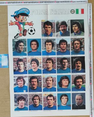 Poster Maradona Guerin Sportivo Mese Giugno 1986