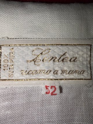 Camicia da notte vintage anni '50 bianca