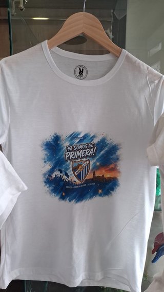 Camiseta ¡Ya Somos de Primera! Málaga CF