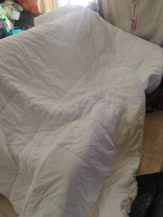 Edredón Zara Home Blanco Poliéster