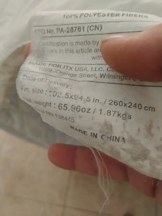 Edredón Zara Home Blanco Poliéster