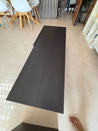 Mueble TV Ikea Besta 2 módulos negro
