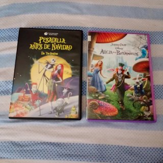 Pesadilla Antes de Navidad y Alicia DVD
