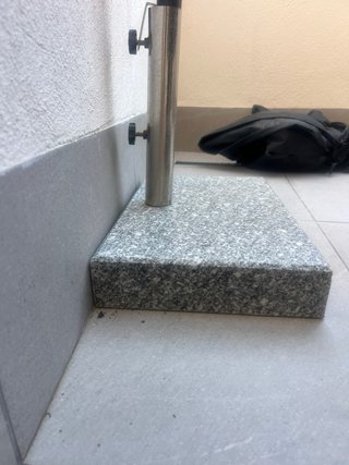 Sombrilla y soporte Terraza AMMERUD