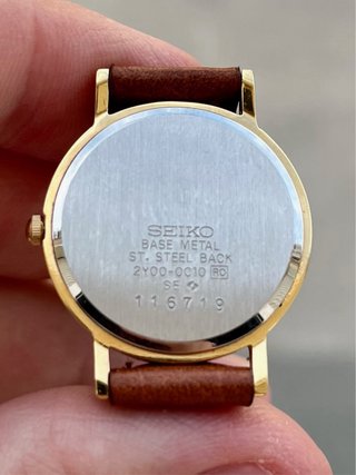 Reloj Seiko Quartz Vintage Gold Nuevo *Año 1991*