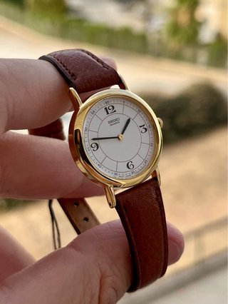 Reloj Seiko Quartz Vintage Gold Nuevo *Año 1991*