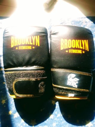 Lote Guantes Boxeo Brooklyn Fitboxing WBC.