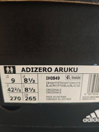 Adidas adizero uruku blancas nuevas