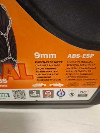 Cadenas para nieve IDEAL ABS 9mm