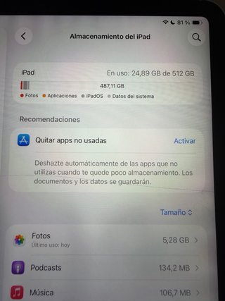 iPad Pro 11 2ª Gen 512GB Gris Espacial
