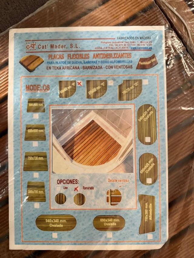 Baldosas Flexibles Madera Ducha