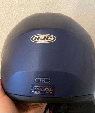 Casco modular HJC azul