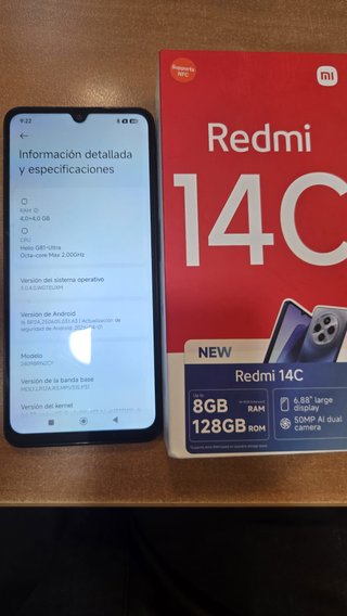 Xiaomi Redmi 14C 8GB RAM 128GB oferta.
