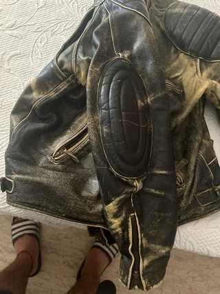 Chaqueta de cuero para moto