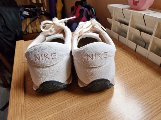 Zapatillas Nike Beige y Blanco y rosa clarito