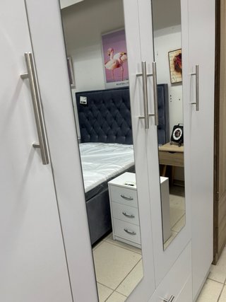 Armario 4 puertas blanco o roble
