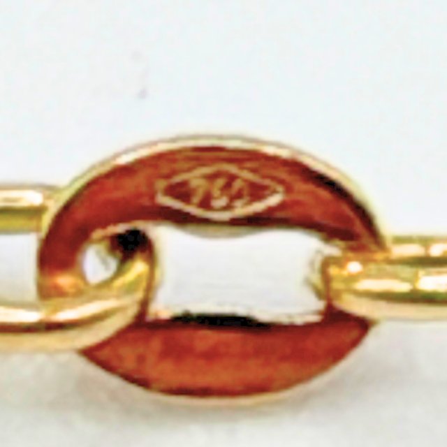 Cadena Oro 18K, 9.82gr, 42cm