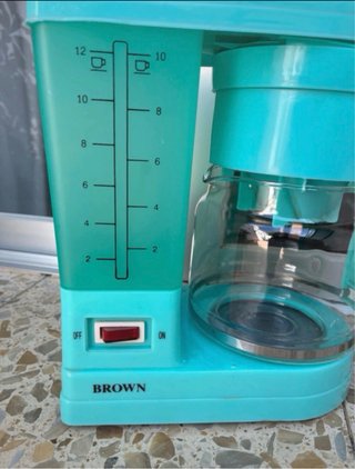 Cafetera BROWN turquesa