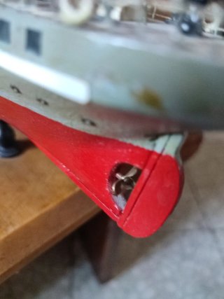 Antigua maqueta Fragata Presidente Sarmiento