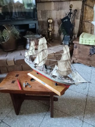Antigua maqueta Fragata Presidente Sarmiento