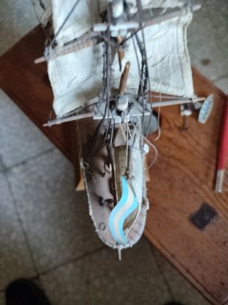 Antigua maqueta Fragata Presidente Sarmiento
