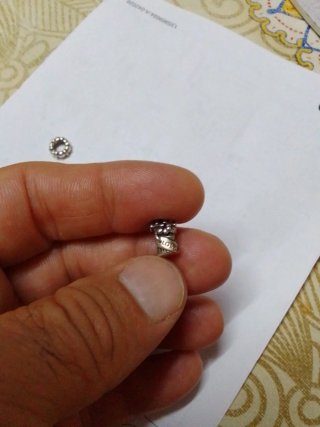 Charm Pandora Plata y Oro 14K